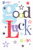 With a symphony of lively colours and fonts, this cheerful good luck card radiates the kind of encouragement that feels right at home in Barking. The oversized pastel-blue letters intertwine with deep reds, mossy greens, and luscious purples, their arrangement reminiscent of a bright, inviting shop window on Barking's bustling main street. Scattered stars in shades of navy, lilac, and a hint of lime energize the design, dancing across a pure white background to evoke a sense of dreams and possibilities-much like the prospect of a new journey starting in the community. The card's smooth surface hints at premium quality, perfectly suited for pressing gently into someone's palm as you offer your heartfelt wishes for their next adventure-a job interview near Abbey Road, an audition at the local theatre, or a new chapter in a Barking school. Holding this card feels like receiving a little piece of the florist's optimism and belief, each detail deliberately crafted to turn hope and luck into something tangible, destined to uplift and inspire right here in Barking.